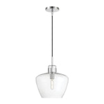 Aurora 12'' Wide 1-Light Pendant - Chrome