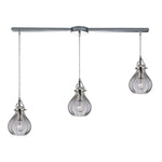 Danica 36'' Wide 3-Light Slim Linear Pendant - Polished Chrome