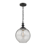 Bergen 10'' Wide 1-Light Mini Pendant - Matte Black