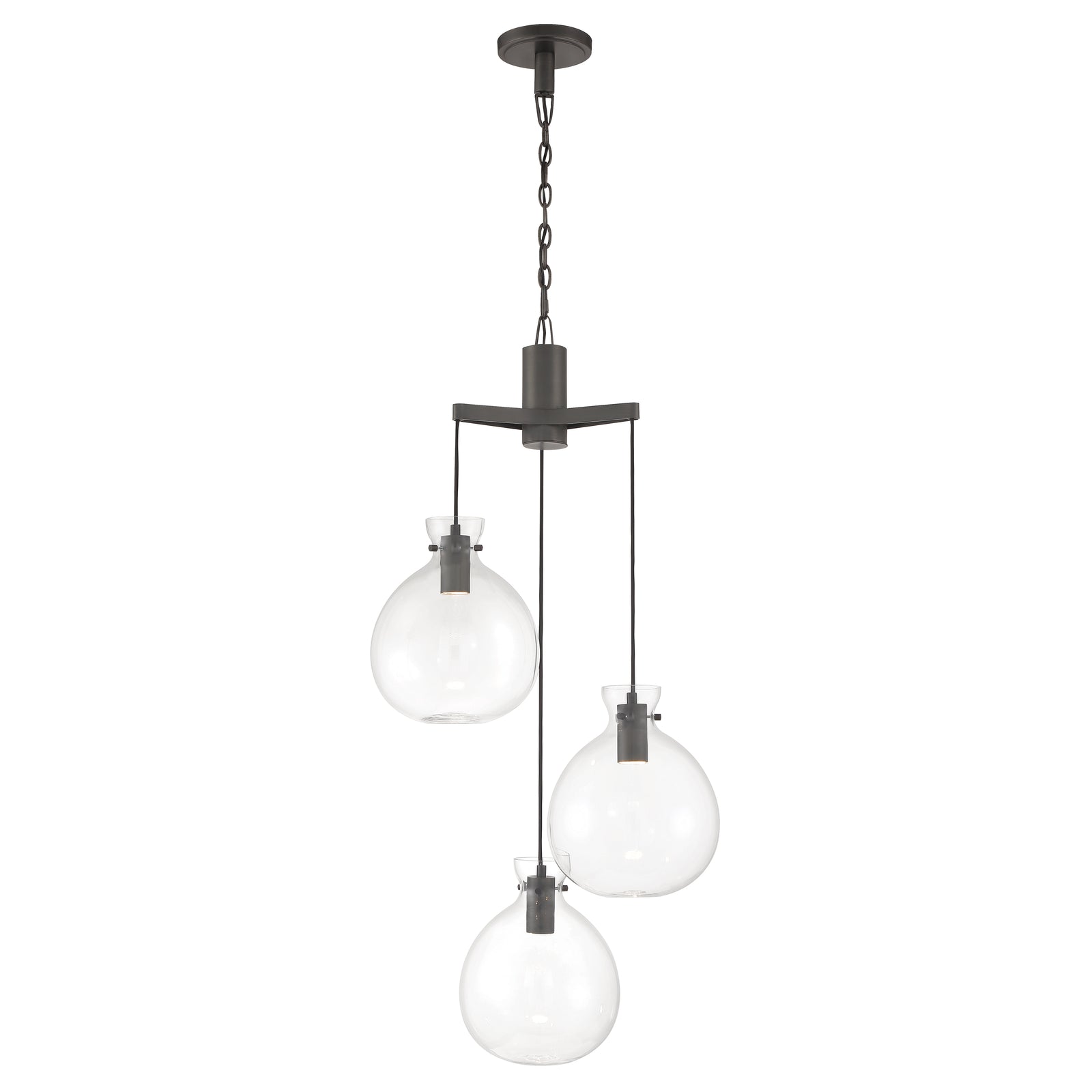 Selina 22'' Wide Integrated LED Chandelier - Oil Rubbed Bronze