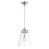 Emma 12'' Wide 1-Light Pendant - Polished Nickel