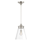 Emma 12'' Wide 1-Light Pendant - Polished Nickel