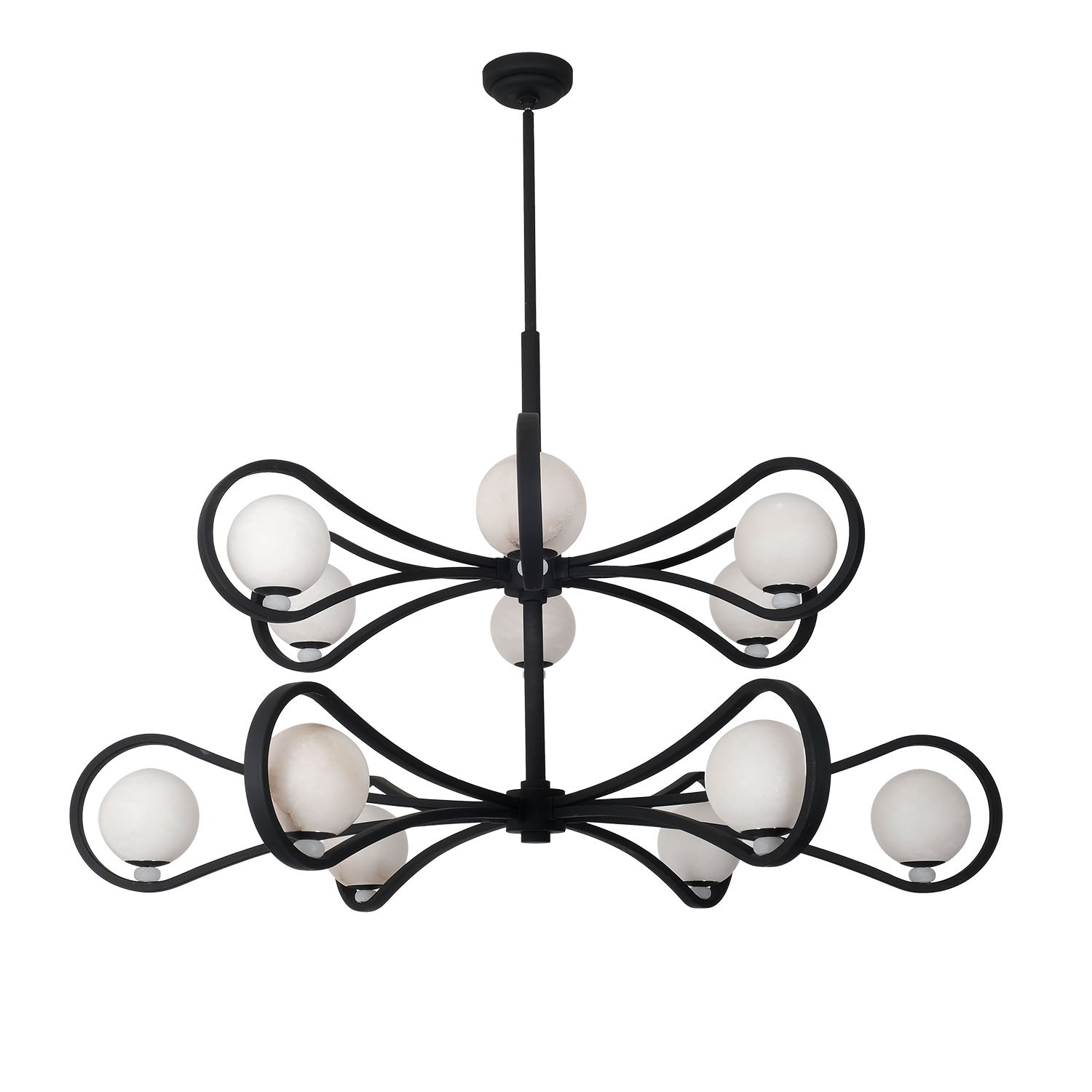 Elliptical 2 Tier LED Pendant