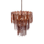 Pelt Leather 3 Tier Chandelier