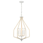 Breezeway 17.75'' Wide 4-Light Pendant - White Coral