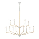 Breezeway 40'' Wide 12-Light Chandelier - White Coral