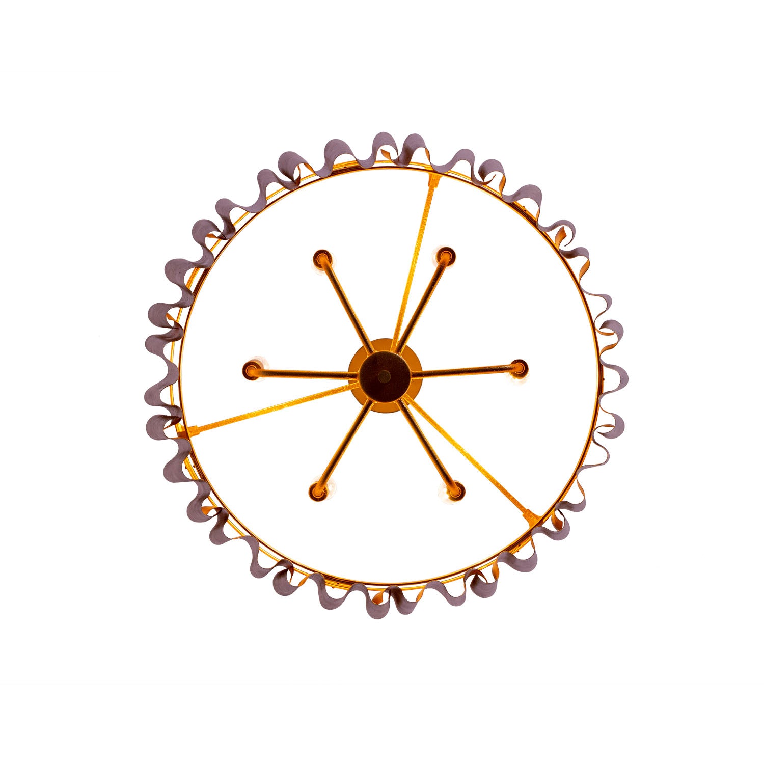 Lámpara colgante Ripple de 6 luces