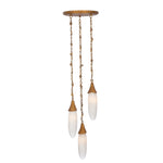 Lámpara colgante Buganvilla de 3 luces