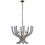 CORAL 30 IN CLEAR CHANDELIER