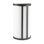 Velriska 2-Light Sconce - Oil Rubbed Bronze with White Glass