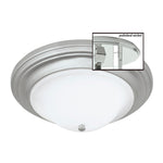 Emily 17'' Wide 2-Light Flush Mount - Polished Nickel