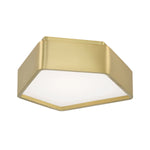 Fenway 12.25'' Wide Integrated LED Flush Mount - Satin Brass