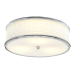 Prism 16.75'' Wide 3-Light Flush Mount - Polished Nickel