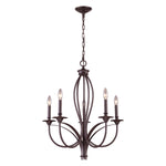 Medford 26'' Wide 5-Light Chandelier - Oiled Bronze