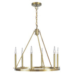 Martin 24'' Wide 6-Light Chandelier - Bronze