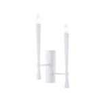 Dumas Plaster Sconce - White (Right)