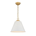 Vellus 14'' Wide 1-Light Pendant - Matte White