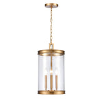 Mendoza 10.25'' Wide 3-Light Pendant - Brushed Gold