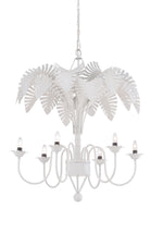Fern Chandelier - White