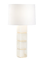 Stacked Alabaster Lamp