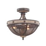 Coronado 16 Inch Semi Flush Mount
