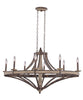 Coronado 8 Light Oval Chandelier
