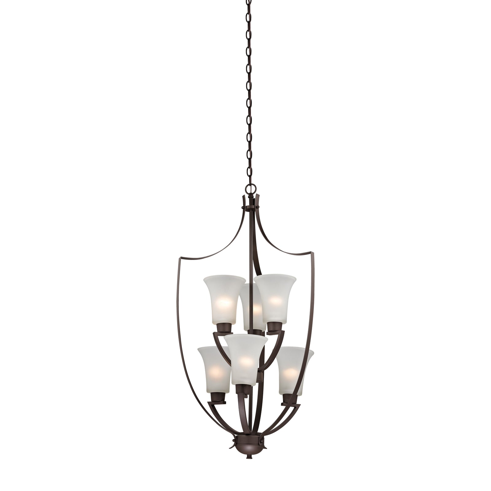 Foyer 21'' Wide 6-Light Chandelier - Oil Rubbed Bronze