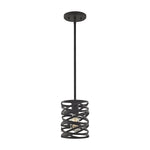 Vorticy 6'' Wide 1-Light Mini Pendant - Oil Rubbed Bronze - Includes Adapter Kit