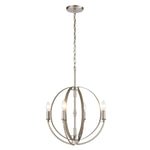 Rotunde 18'' Wide 4-Light Chandelier - Beechwood