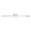 Double L Sconce Linear 36'' Wide Integrated LED Vanity Light - Chrome