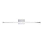 Double L Sconce Linear 36'' Wide Integrated LED Vanity Light - Chrome