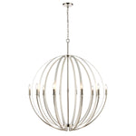 Rotunde 38'' Wide 10-Light Chandelier - Matte White