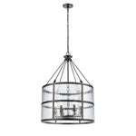 Solace 24'' Wide 6-Light Chandelier - Matte Black