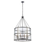 Solace 30'' Wide 10-Light Chandelier - Matte Black