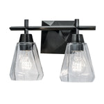 Arctic 12.4'' Wide 2-Light Vanity Light - Acid Dipped Black