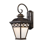 Mendham 12'' High 1-Light Outdoor Sconce - Hazelnut Bronze