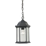 Spring Lake 8'' Wide 1-Light Outdoor Pendant - Matte Textured Black