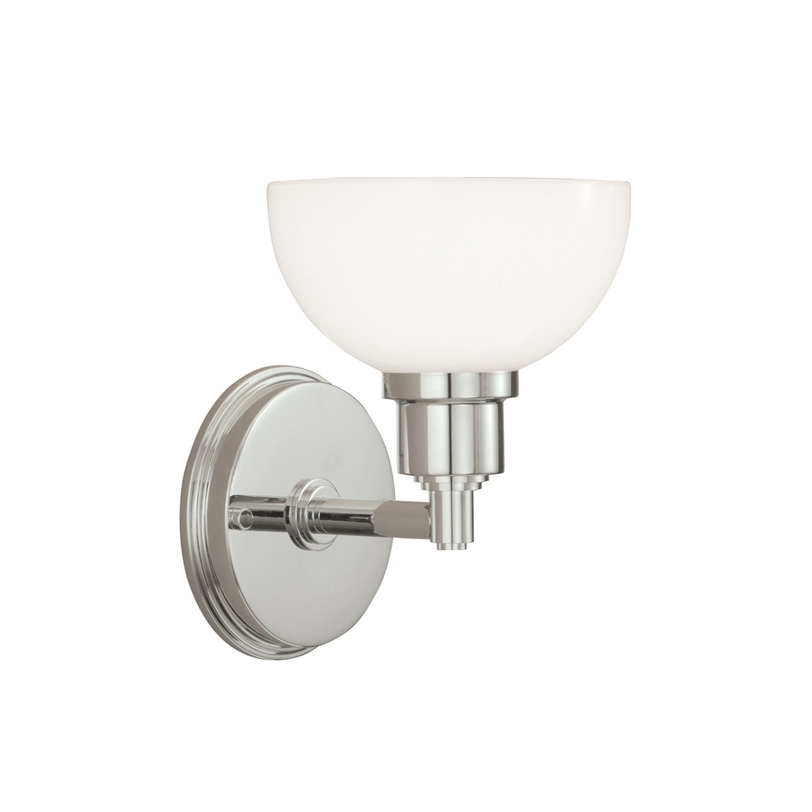 Whitman 8.5'' High 1-Light Sconce - Polished Nickel