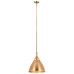 Katelyn 15'' Wide 1-Light Pendant - Satin Brass