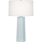 Baby Blue Mason Table Lamp