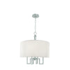 Maya 20'' Wide 4-Light Chandelier - Brushed Nickel