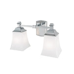 Sapphire 16'' Wide 2-Light Vanity Light - Chrome