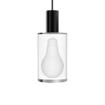 A-Lamp 4" Light Guide Single Pendant - Matte Black