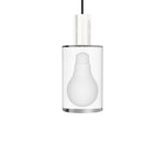 A-Lamp 4" Light Guide Single Pendant - White