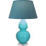 Egg Blue Double Gourd Table Lamp