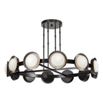 Alonso 50-in Urban Bronze LED Chandeliers