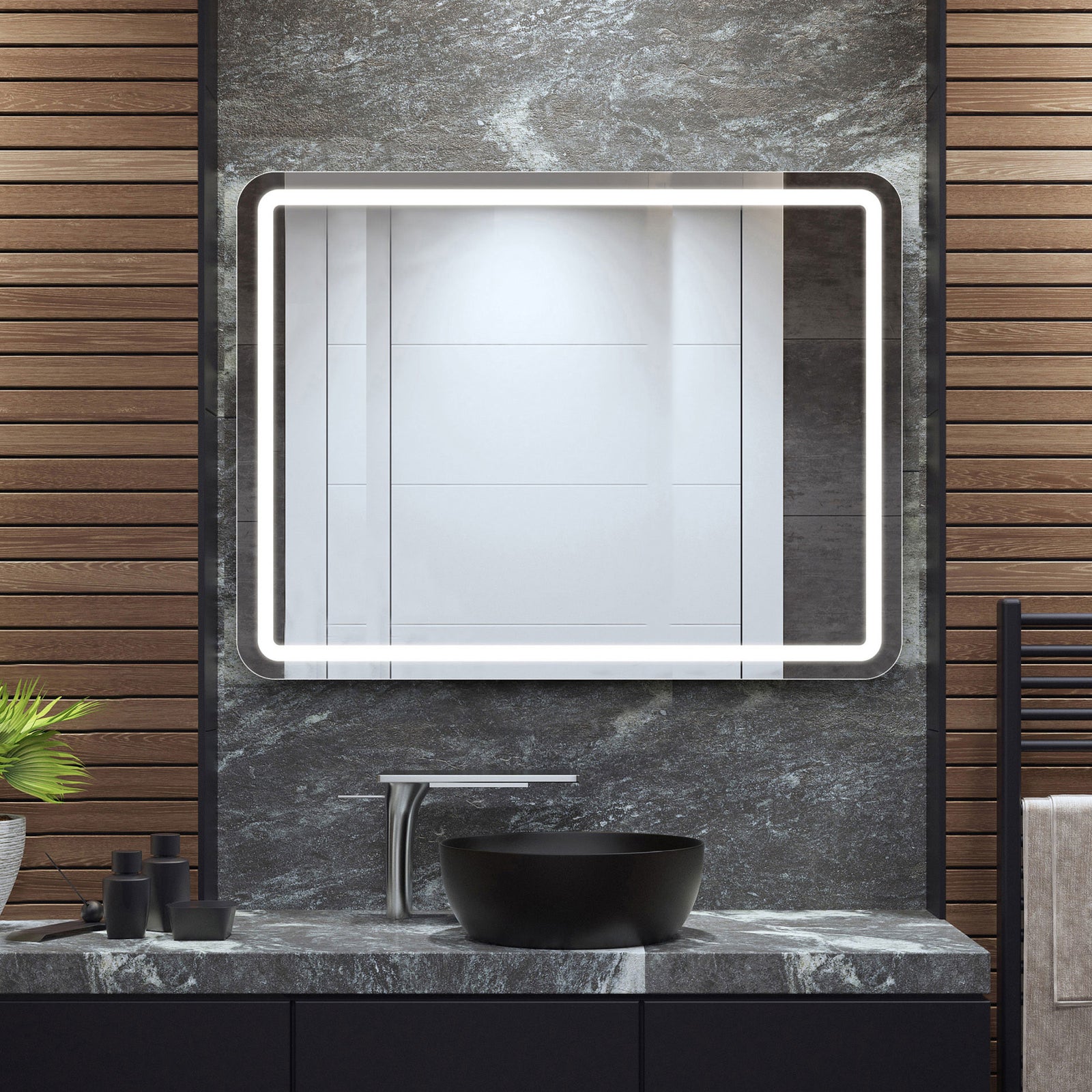 Electric Mirror Aria 48" x 36" Lighted Mirror