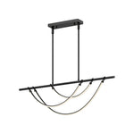 Aryas 48-in Urban Bronze LED Linear Pendant