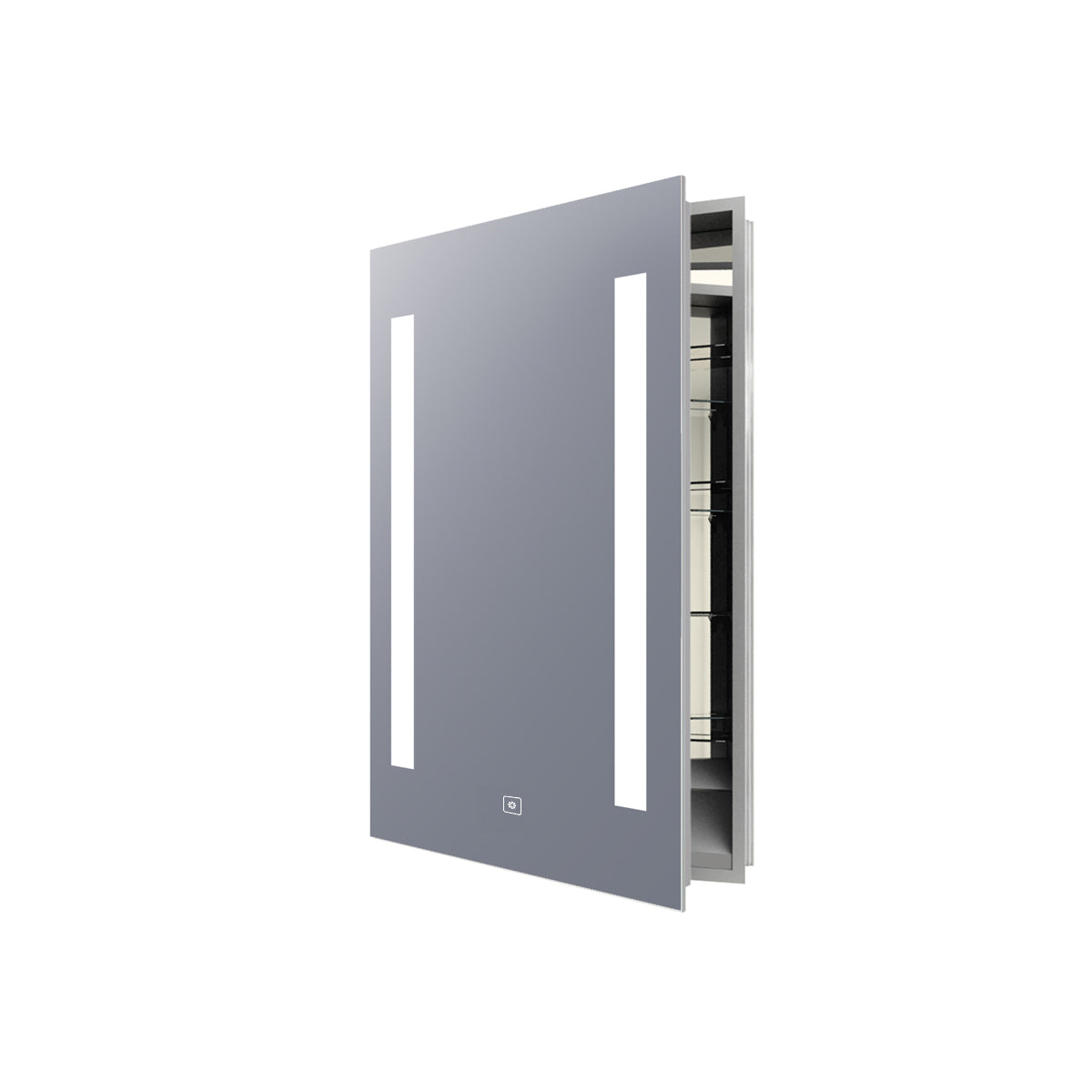 Electric Mirror Ascension 23" x 40" Lighted Medicine Cabinet with Touch Dimming
