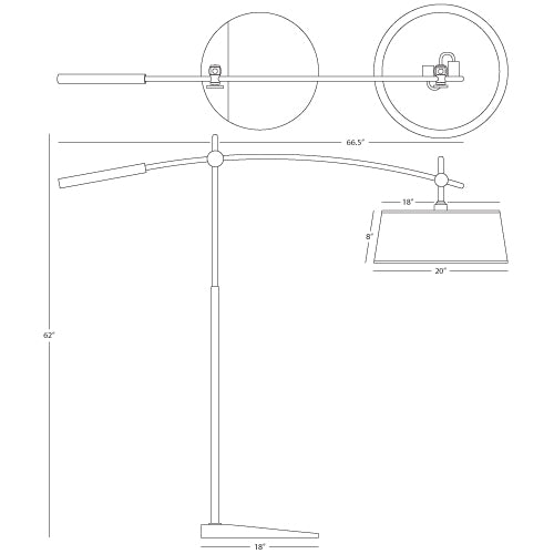 리코 에스피넷 마일스 플로어 램프